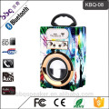 KBQ-08 1200mAh build-in battery New Arrival mini karaoke system speaker with mic input USB/TF/FM